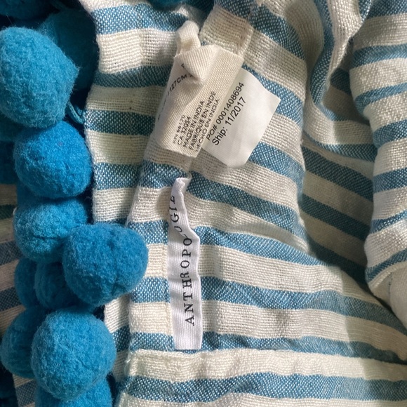 Blue stripe Anthropologie curtains - Picture 5 of 5